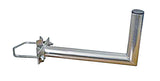 Anténní držák 35cm na stožár s vinklem, rozteč třmenu 100mm, trubka 42/2mm, výška 16cm žár.