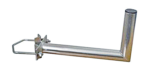 Anténní držák 35cm na stožár s vinklem, rozteč třmenu 100mm, trubka 42/2mm, výška 16cm žár.