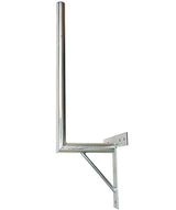 Anténní držák 25cm na zeď se vzpěrou, trubka 42/2mm, výška 66cm