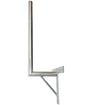 Anténní držák 25cm na zeď se vzpěrou, trubka 42/2mm, výška 66cm