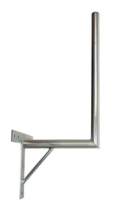 Anténní držák 35cm na zeď se vzpěrou, trubka 42/2mm, výška 56cm