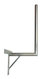 Anténní držák 35cm na zeď se vzpěrou, trubka 42/2mm, výška 56cm