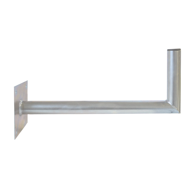 Anténní držák 50cm na zeď se základnou, trubka 42/2mm, výška 16cm
