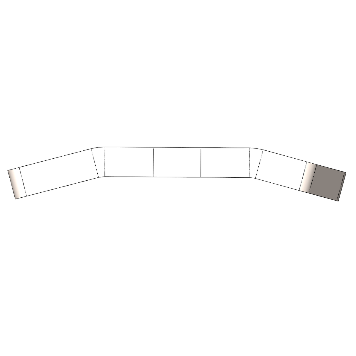 Matice obdélniková 12x56,7x5 úhlová