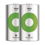 Baterie D (R20) nabíjecí 1,2V/3000mAh GP Recyko 2ks - rozbaleno / poškozený obal