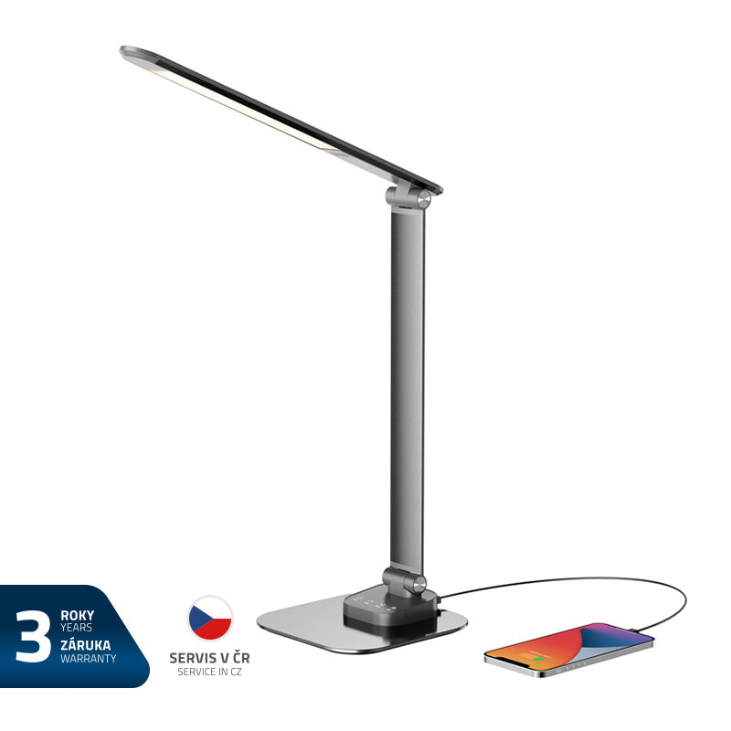 Lampa stolní GETI GTL103A antracit - rozbaleno - fleky na základně