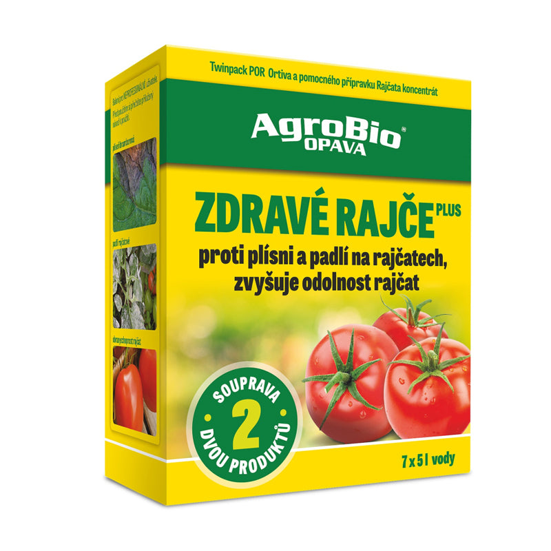 Přípravek proti plísni rajčat AGROBIO Zdravé rajče Plus sada - rozbaleno / bez obalu