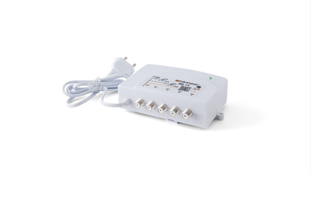 Anténní zesilovač domovní Johansson 7724L2 VHF-UHF, 4x výstup, filtr 5G LTE - rozbaleno