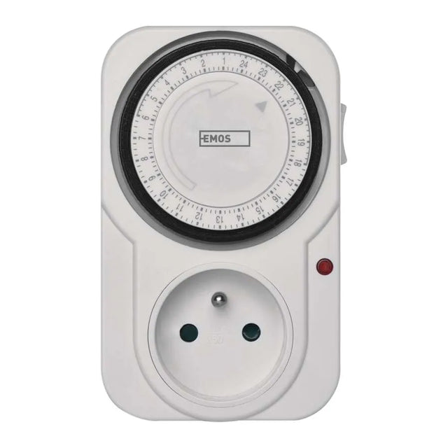 Spínací zásuvka EMOS P5502 mechanická denní - rozbaleno